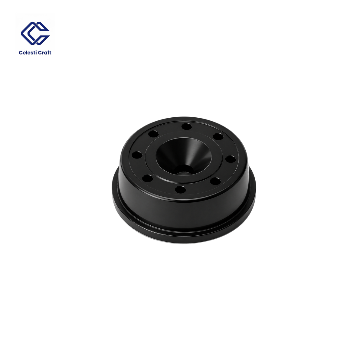 U-yoke forged speaker hardware model, 3 to 5 inch coil, chrome CED zinc finish